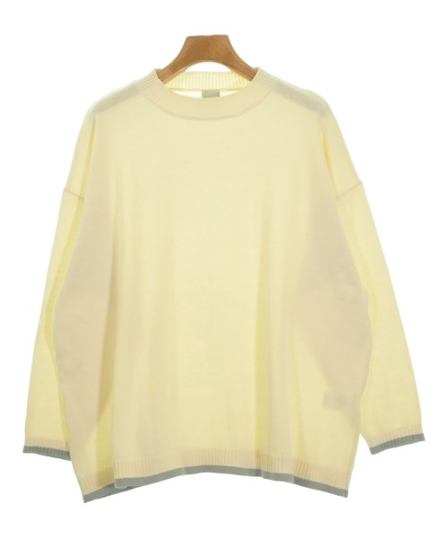 休日と詩(キュウジツトシ)ニット・セーター 白 サイズ:F/2200657208097