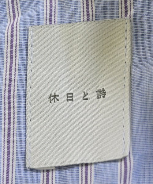 休日と詩（キュウジツトシ）ブラウス 青 サイズ:F レディース/2200711917026