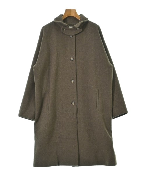 休日と詩(キュウジツトシ)ステンカラーコート 茶 サイズ:-(M位)/2200645017014