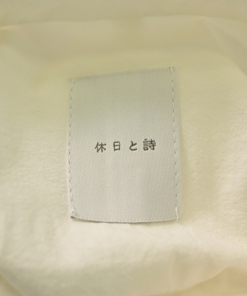 休日と詩（キュウジツトシ）ブラウス 白 サイズ:F レディース/2200640038052