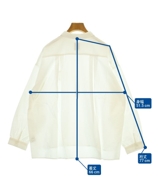 休日と詩（キュウジツトシ）ブラウス 白 サイズ:F レディース/2200640038052