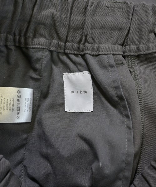 休日と詩（キュウジツトシ）チノパン グレー サイズ:-(M位) レディース/2200646704074