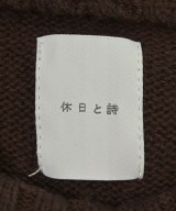休日と詩（キュウジツトシ）ニット・セーター 茶 サイズ:F レディース/2200646704098
