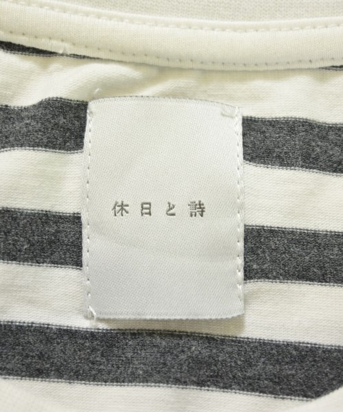 休日と詩（キュウジツトシ）Tシャツ・カットソー 白 サイズ:F レディース/2200718685133