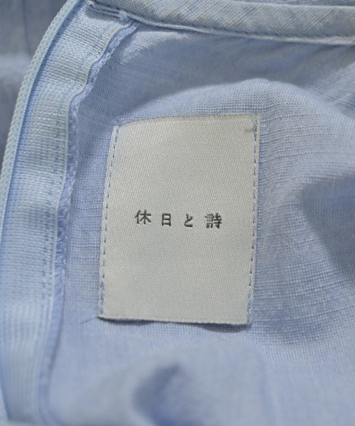 休日と詩（キュウジツトシ）ワンピース 青 サイズ:F レディース/2200718685164