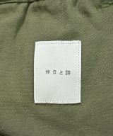 休日と詩（キュウジツトシ）チノパン カーキ サイズ:-(M位) レディース/2200684288017