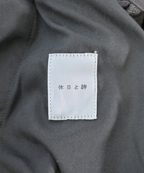 休日と詩（キュウジツトシ）チノパン グレー サイズ:-(S位) レディース/2200678631065