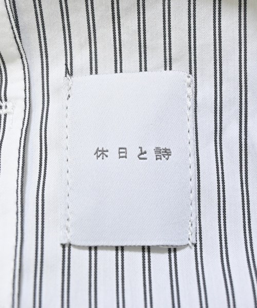 休日と詩（キュウジツトシ）ブラウス 白 サイズ:F レディース/2200686997023