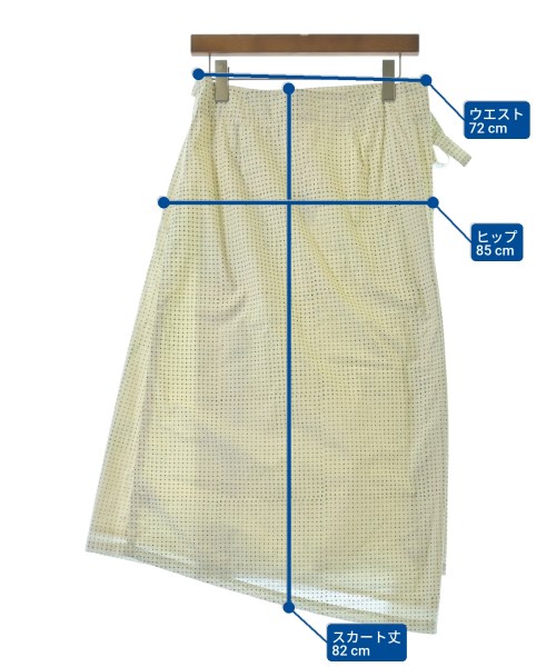 A.Dupre（エイデュプレ）ロング・マキシ丈スカート 白 サイズ:M レディース/2200642015037