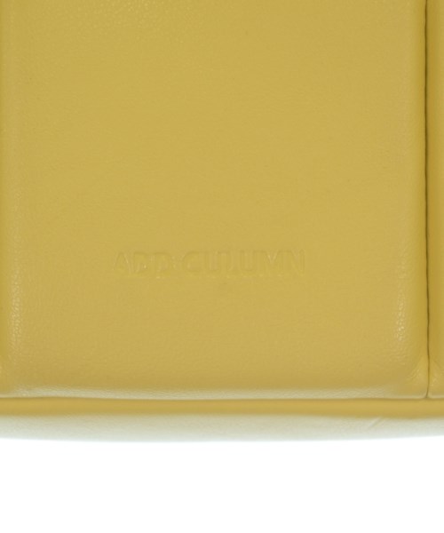 ADD CULUMN（アドカラム）ハンドバッグ 黄 サイズ:- レディース/2200710552150