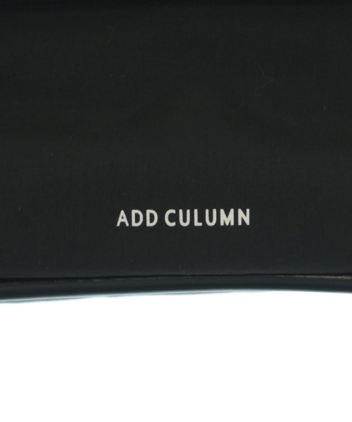 ADD CULUMN（アドカラム）ショルダーバッグ 黒 サイズ:- レディース/2200710371058