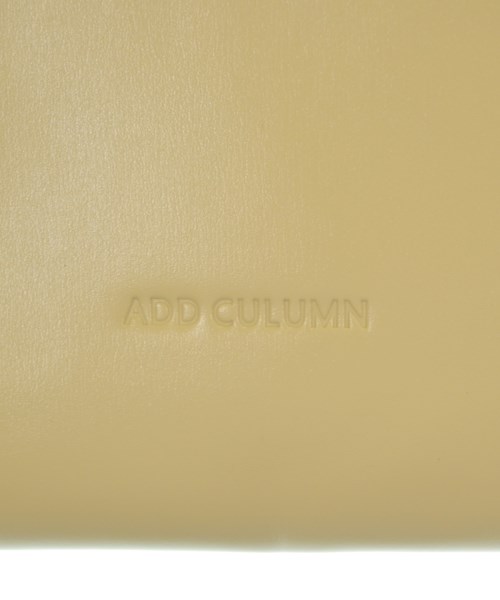 ADD CULUMN（アドカラム）ショルダーバッグ ベージュ サイズ:- レディース/2200667025059