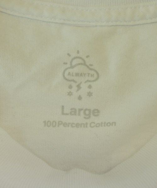 always（オールウェイズ）Tシャツ・カットソー 白 サイズ:L メンズ/2200656246113