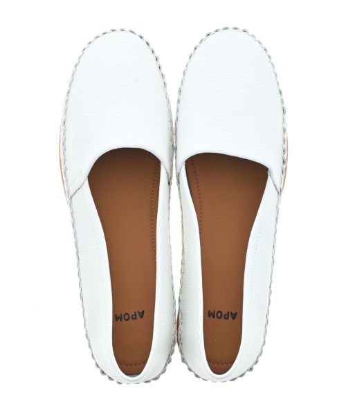 APOM（アポム）ドレスシューズ/ローファー 白 サイズ:EU39(25.5cm位) レディース/2200635368140
