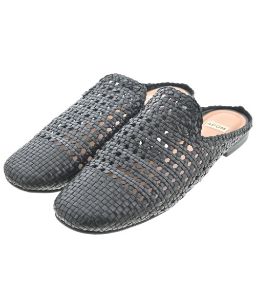 APOM(アポム)サンダル 黒 サイズ:EU37(23.5cm位)/2200635368386