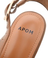 APOM（アポム）サンダル 茶 サイズ:EU39(25.5cm位) レディース/2200703947277