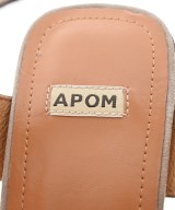 APOM（アポム）サンダル ベージュ サイズ:EU38(24.5cm位) レディース/2200703947291