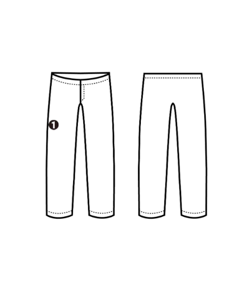 CACHEC（カシェック）スラックス 白 サイズ:S レディース/2200617809050