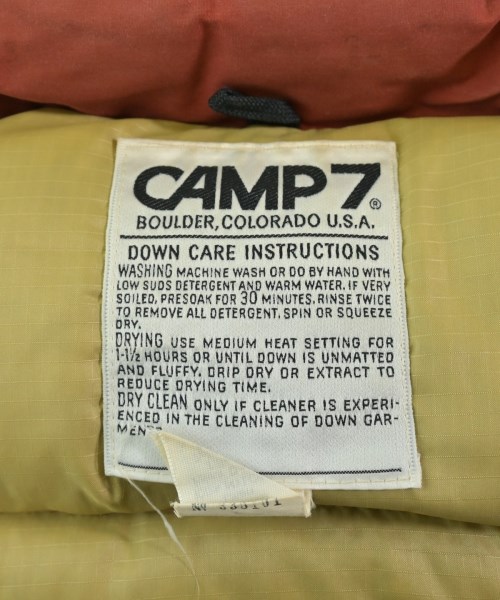 CAMP 7（キャンプ７）ダウンジャケット/ダウンベスト 赤 サイズ:XS レディース/2200668307017