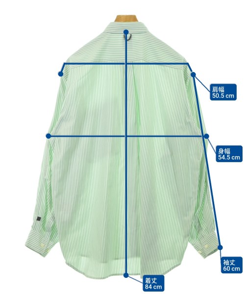 DAIWA PIER39（ダイワピア３９）カジュアルシャツ 緑 サイズ:M メンズ/2200616209073