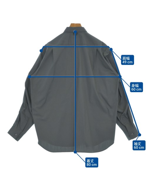 DAIWA PIER39（ダイワピア３９）カジュアルシャツ グレー サイズ:S メンズ/2200630178034