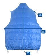 DAIWA PIER39（ダイワピア３９）ダウンジャケット/ダウンベスト 青 サイズ:XL メンズ/2200624399018