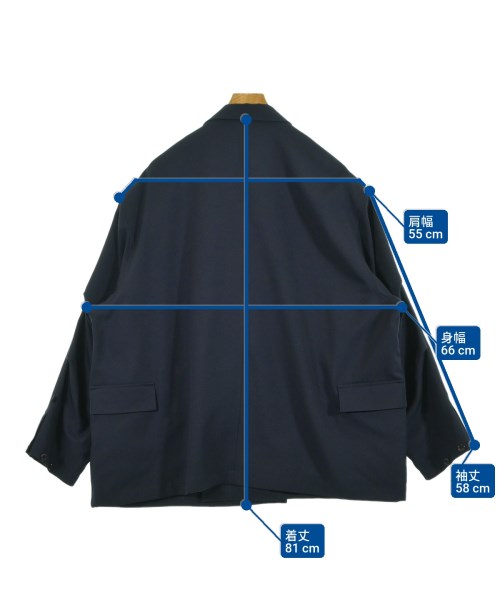 DAIWA PIER39（ダイワピア３９）テーラードジャケット 紺 サイズ:M メンズ/2200620887014