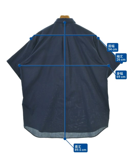 DAIWA PIER39（ダイワピア３９）カジュアルシャツ 紺 サイズ:M メンズ/2200668839082