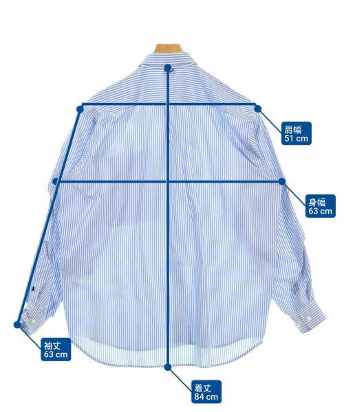 DAIWA PIER39（ダイワピア３９）カジュアルシャツ 青 サイズ:M メンズ/2200671497224