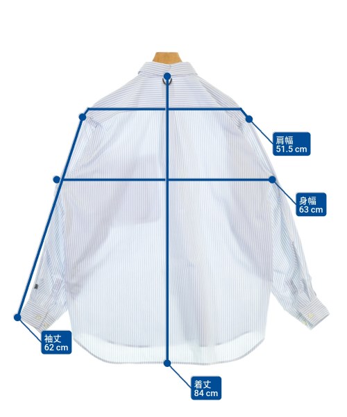 DAIWA PIER39（ダイワピア３９）カジュアルシャツ 青 サイズ:M メンズ/2200671497231