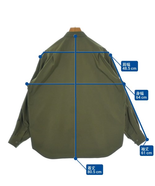 DAIWA PIER39（ダイワピア３９）カジュアルシャツ カーキ サイズ:S メンズ/2200644291071