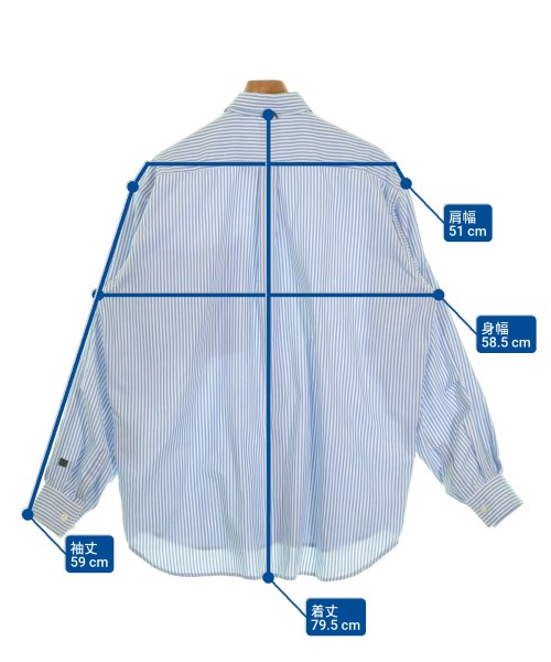 DAIWA PIER39（ダイワピア３９）カジュアルシャツ 青 サイズ:S メンズ/2200647521182