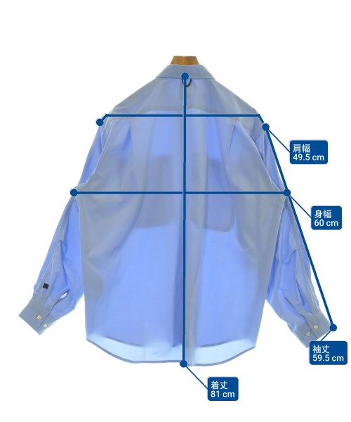 DAIWA PIER39（ダイワピア３９）カジュアルシャツ 青 サイズ:S メンズ/2200647521199