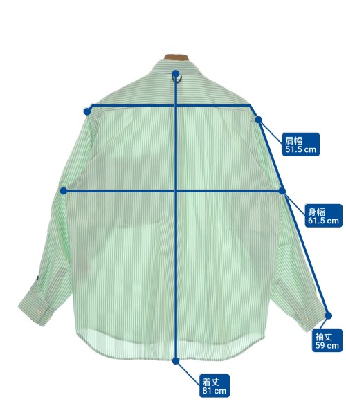 DAIWA PIER39（ダイワピア３９）カジュアルシャツ 緑 サイズ:S メンズ/2200648427070