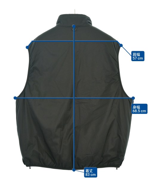 DAIWA PIER39（ダイワピア３９）ダウンジャケット/ダウンベスト 黒 サイズ:L メンズ/2200644203036