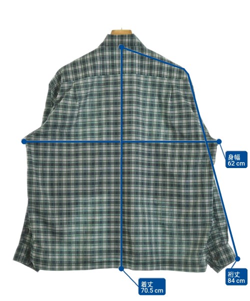 DAIWA PIER39（ダイワピア３９）カジュアルシャツ 緑 サイズ:S メンズ/2200651085045