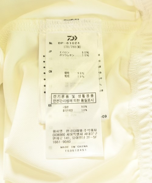 DAIWA PIER39（ダイワピア３９）スウェットパンツ 白 サイズ:M メンズ/2200708514054