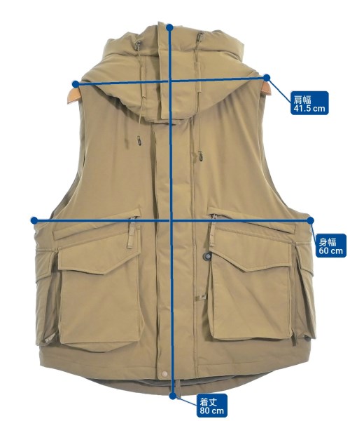 DAIWA PIER39（ダイワピア３９）ダウンジャケット/ダウンベスト 茶 サイズ:S メンズ/2200663482023