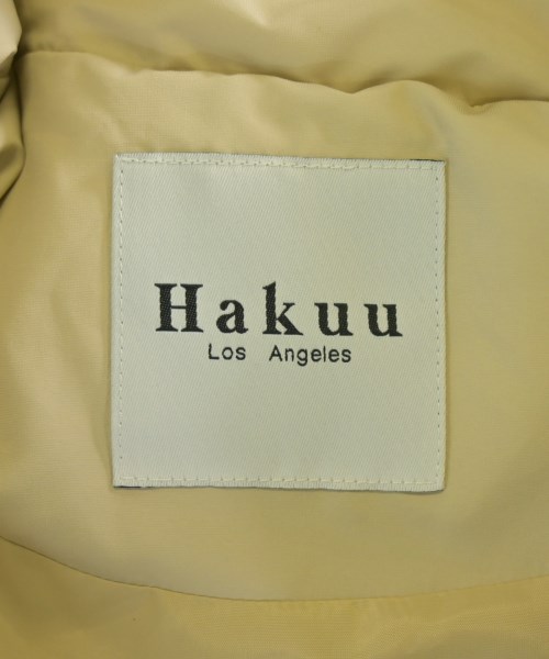 HAKUU（ハク）ダウンジャケット/ダウンベスト ベージュ サイズ:M レディース/2200731401024