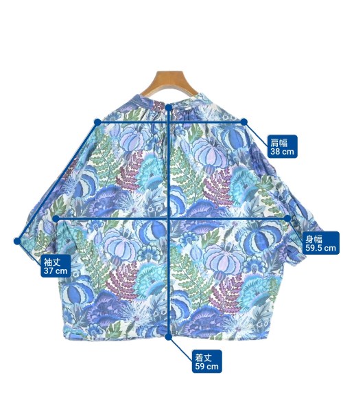 JAMAIS VU（ジャメヴ）ブラウス 青 サイズ:F レディース/2200652369083