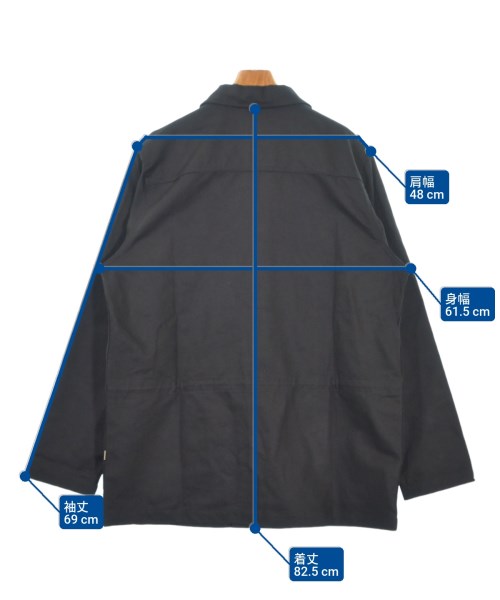 JJJJound（ジョウンド）ミリタリーブルゾン 黒 サイズ:XL メンズ/2200611413031