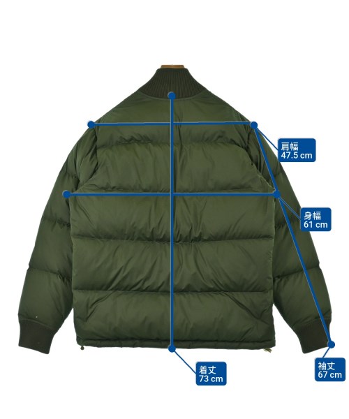 JJJJound（ジョウンド）ダウンジャケット/ダウンベスト 緑 サイズ:M メンズ/2200648401018