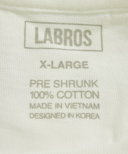 LABROS（ラブロス）Tシャツ・カットソー 白 サイズ:XL メンズ/2200710193025