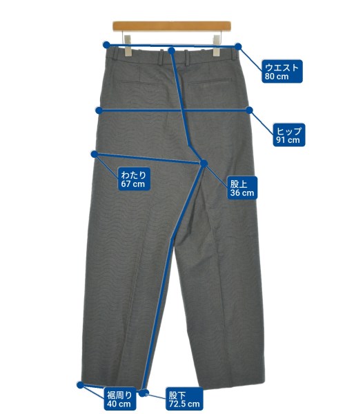 LABRUM（ラブラム）スラックス グレー サイズ:-(M位) メンズ/2200645504088