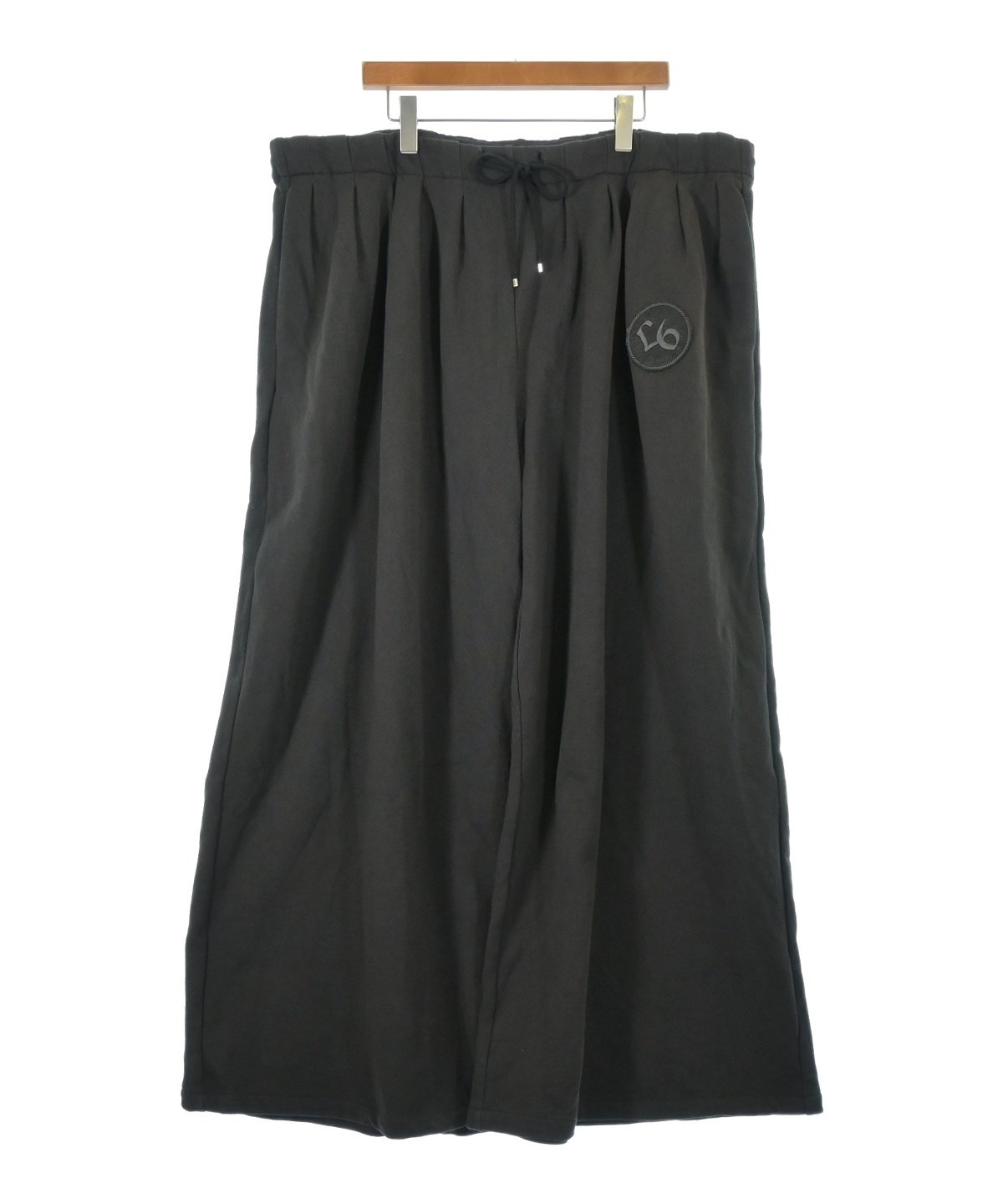 パンツ LES SIX / enforced pants - black LES SIX(レシス) enforced pantsワイドデニムパンツtre 7 pnt