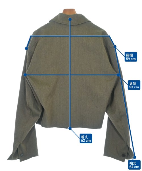 LES SIX（レシス）カジュアルジャケット カーキ サイズ:1(S位) メンズ/2200621732016