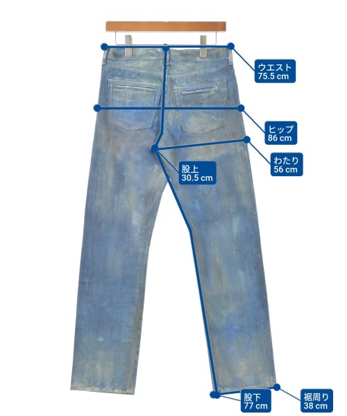 LES SIX（レシス）デニムパンツ 青 サイズ:0(XS位) メンズ/2200619712013