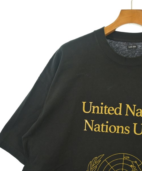 LES SIX（レシス）Tシャツ・カットソー 黒 サイズ:4(XL位) メンズ/2200649874019