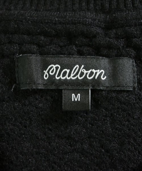 MALBON（マルボン）ニット・セーター 黒 サイズ:M メンズ/2200628260062