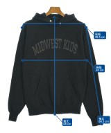 MIDWEST KIDS（ミッドウエストキッズ）パーカー 黒 サイズ:S メンズ/2200715086438